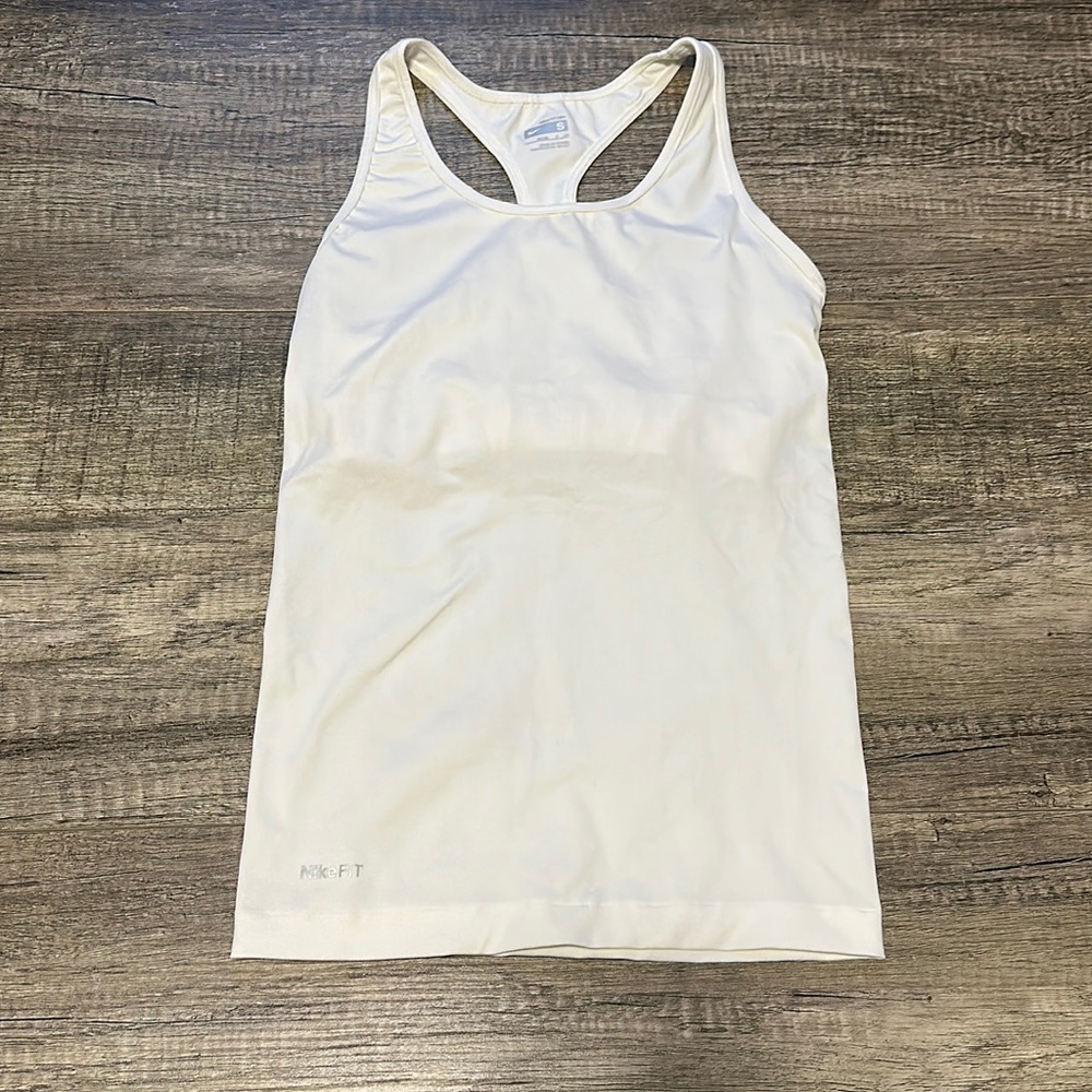 Nike Women’s Fitted Dri-Fit Tank with Built in Sports Bra